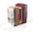 Clear, variant on Acrylic Bookends, 2 Pairs of Clear Invisible Ends for Shelves, 4mm Heavy-Duty Non-Skid Holders for DVDs, CDs, Video Games, and Books. Stoppers for Home, Office, or Library Organization (White)