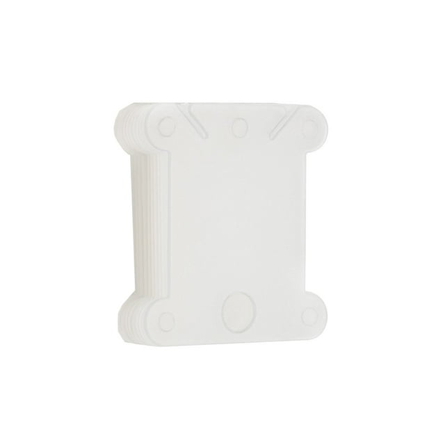 Xingzhi Enrouleur de Fil Dentaire Bobine Enrouleur de Fil Multifonction Simplement Utilisé Broderie Couture Rangement Accessoire DIY Transparent 10 Pcs