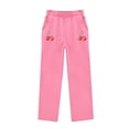 thumbnail image 3 of Jamsmile Toddler Girls Outfits Sets Sports Tracksuits Cherry Print Hooded Sweatpants And Joggings 2 Piece Children Girls Suits, 3 of 3