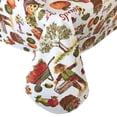 thumbnail image 7 of Thanksgiving Country Pumpkin Farm Rectangle Vinyl Tablecloth with Flannel Backing, 60 x 84 inch, 7 of 7