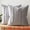 Grey, variant on Unique Bargains 2Pcs Pleated Textured Throw Pillow Covers Couch Cushion Cases White 18" x 18"