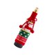 thumbnail image 1 of Advancent 2 uds., funda para botella, bolsa para botella con lazo para fiesta de Navidad, decoración de de punto, Protector de vino, fundas Kits de decoración para fiestas Alce, 1 of 6