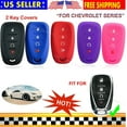 thumbnail image 5 of Silicone Case Fob Protector Entry Cover Holder for Chevrolet Volt Bolt Smart Key (blue and purple), 5 of 5