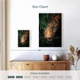 thumbnail image 4 of Elephant Stock Turquoise Eyed Leopard Wall Art - Vertical Canvas Wall Art - Living Room Wall Decor - Animal Canvas - Brown And Green Decor - 8" x 12", 4 of 8