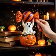 thumbnail image 5 of Halloween Ghost Figurine,Trick-or-Treat Ghost Figurine Cute Ghost for Gift,Funny Ghost Statue,Tabletop Home Decor Ghosts Halloween Decorations Indoor, 5 of 6