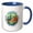 Blue/White, variant on 3drose, New Orleans, Louisiana, the United States of America, Coordinates, 11oz Mug