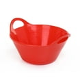 thumbnail image 4 of Mintra Home - 4.5L Large Snack Bowl w/Handles 2PK - Orange - Large Serving Bowls for Snacks, Popcorn, Chips, Candy, Halloween (11.25inW x 6.75inH), 4 of 11