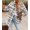 Grey, variant on Women's Casual Flannel Plaid Shacket Button Down Long Sleeve Shirt Jacket Coats with Pockets