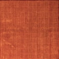 thumbnail image 1 of Ahgly Company Indoor Square Abstract Orange Modern Area Rugs, 4' Square, 1 of 4