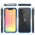 thumbnail image 6 of iPhone 13 Case,Dteck Shockproof Rubber Bumper Hybrid PC Gradient Lightweight Slim Transparent Back Cover without Screen Protector For Apple iPhone 13 6.1-inch,Blue, 6 of 7