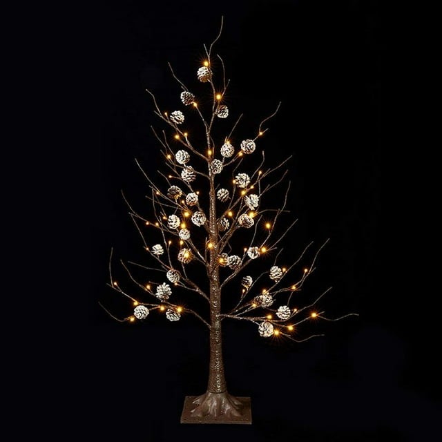RAZ Imports Pinecone Lodge 36" Pinecone Lighted Tree