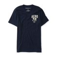 thumbnail image 1 of Camiseta adornada Aeropostale N East Div cuello en V azul pequeño, 1 of 2