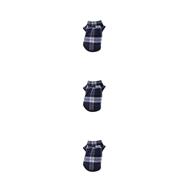 Greeniant Ropa para perros Chaleco a rayas para cachorros Espesar Sin hebillas Camisa para mascotas Azul XS Type1 NO1