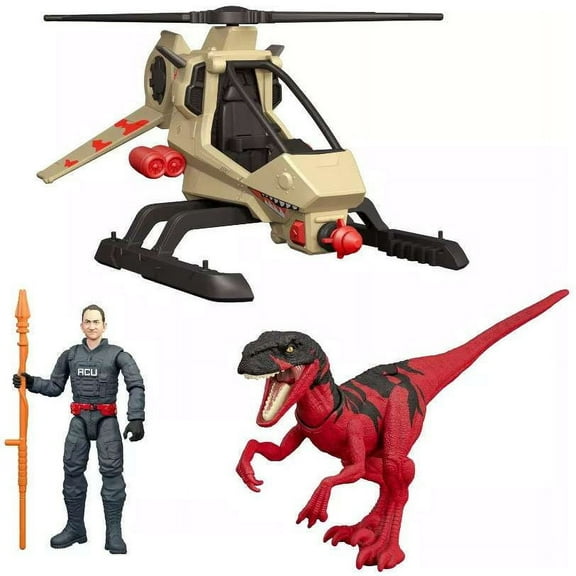 Jurassic World Reimagined Chopper Chase Pack Action Figure Set