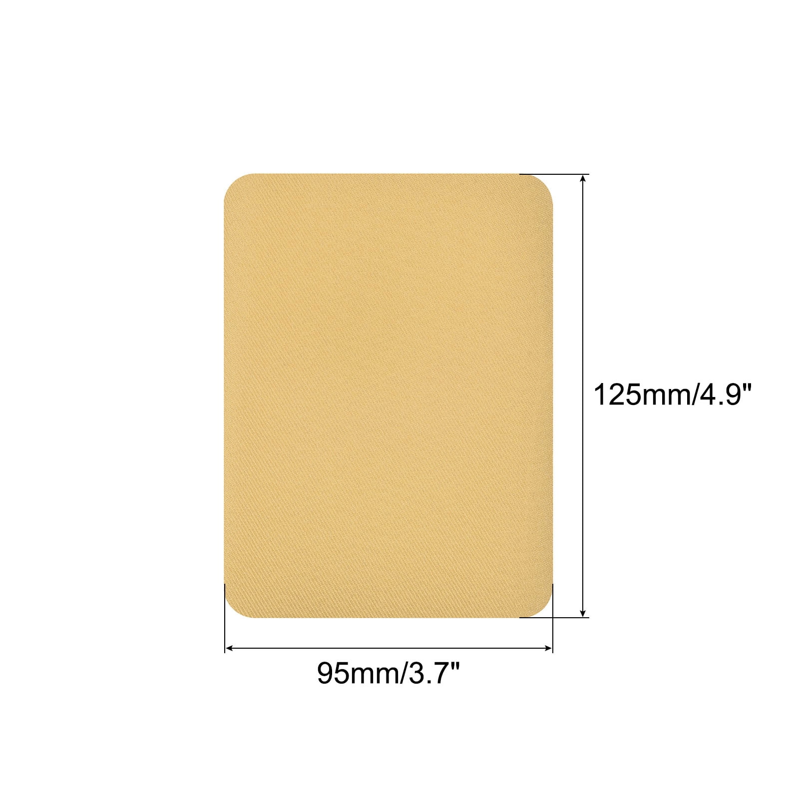 Unique Bargains Fabric Patch Iron-on Patches for Hole Repairing and Decoration Khaki