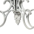 thumbnail image 5 of Creative Co-Op Antique Decorative Cast Iron Multi Hook Wall Hanger With 15 Hooks Distressed White, 5 of 5