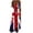 #0194-Multicolor, variant on Uootdi Women Dresses Union Jack Glitter Print Spaghetti Strap V Neck Maxi Length Loose Fit Lightweight Sundresses Casual Dresses Summer Vacation Outfit Gift