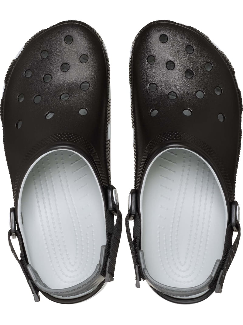CROCS Black and Silver Men’s Slip-On Clog Sandals Crocs Classic Clog Slip On Black Slingback Sandal Men main image 4