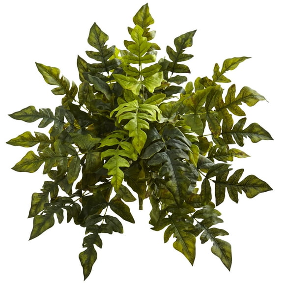 Nearly Natural 24” Holly Fern Artificial Plant (Set of 2)