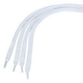 thumbnail image 3 of 2 Pares De Cordonas Cintilla Agujetas De Capa Doble Gruesas Planas Huecas Unisexo Blanco 120cm/47.24, 3 of 4
