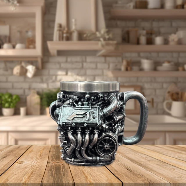 Taza de café con motor, taza para bebidas de agua, de café de moda mecánica para buffet, restaurante, regalo de inauguración de casa