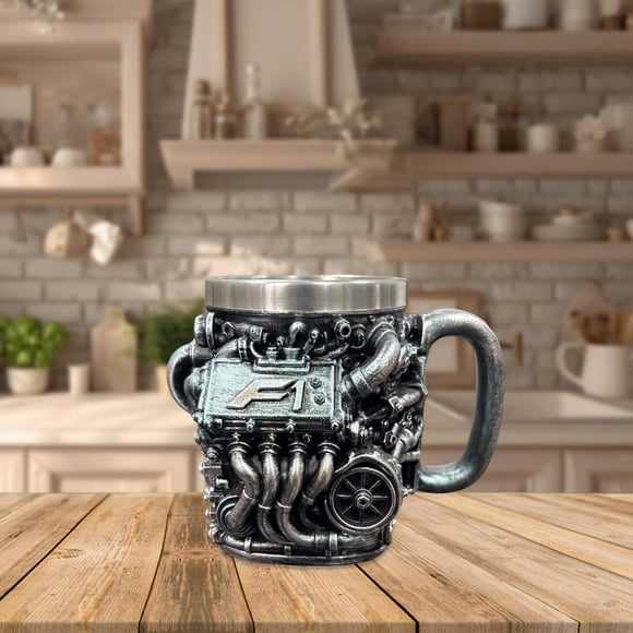 Taza de café con motor, taza para bebidas de agua, de café de moda mecánica para buffet, restaurante, regalo de inauguración de casa
