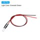 thumbnail image 3 of Uxcell Diodo LED de 5mm, 100 Pcs 9-12V DC Mini Luces LED pre-cableadas para iluminación de indicadores DIY de RC, Luz verde esmeralda, 3 of 5