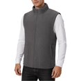 thumbnail image 2 of qafoshin Electric Heated Vest Tops for Men Outdoor Winter Warm Fleece-lined Heated Jacket with 10 Adjustable Heat Zones, 2 of 8