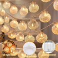 thumbnail image 3 of YUNOVA 9.84FT Battery Powered Shell String Lights - 20 LED Starfish & Seashell Fairy Lights, Ocean Theme Decor for Bedroom, Wedding, Garden Party, Beach Holiday Decorations, 3 of 8