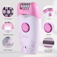 thumbnail image 6 of Hatteker 2-in-1 Women's Hair Removal Device – Electric Shaver & Epilator for Bikini, Legs & Underarms, Rechargeable & Waterproof, 6 of 14