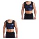 thumbnail image 2 of Sonducket Manténgase fresco y comprimido con la camiseta sin mangas de sauna transpirable para hombres Compress Tank Top Men Slimming Body Vest Type2 NO2, 2 of 6