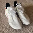 thumbnail image 2 of Adi-das EQT Support ADV White & Neon Knit Youth Size 5 / US WOMENs 6 Sneakers., 2 of 6