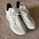 thumbnail image 2 of Ad-id-as EQT Support ADV White & Neon Knit Youth Size 5 / US WOMENs 6 Sneakers., 2 of 6