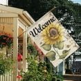 thumbnail image 3 of Spring Summer Sunflower Garden Flag 28x40 Inch Double Side for Outdoor Courtyard Garden Decor Flowers Welcome Holiday Flag for Outside Decoration, 3 of 6