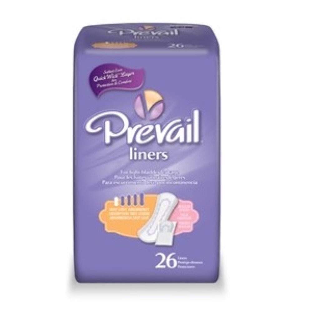Prevail Pad Bladder Control Panty Liner, Very Light, 26 pack