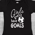 thumbnail image 4 of Inktastic Girls Gotta Have Goals- Soccer Girls Baby Bodysuit, 4 of 5