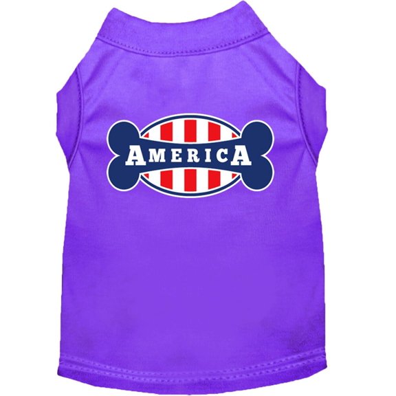 Pet Dog Cat Shirt Screen Printed, "Bonely In America"