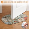 thumbnail image 3 of Oval Door Mat 18"x30", Elegant Spring Floral Absorbent Non Slip Welcome Mats for Front Door, Summer Botanical Farmhouse Diatomaceous Entryway Rug for Indoor Bathroom Kitchen Laundry Room Entrance, 3 of 9