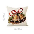 thumbnail image 3 of Fundas De Cojín Navideñas Bonito Muñeco De Nieve Fundas De Cojín Navideñas Lino Casa De Campo Cojín De Invierno Decoraciones Navideñas Para El Hogar Sofá Sofá Exterior, 3 of 6