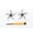 1 pair gray, variant on Drone Propellers for DJI NEO 2 Colorful 5-Blade Paddles Replacement for NEO2 Matching Low-Noise Blades Props