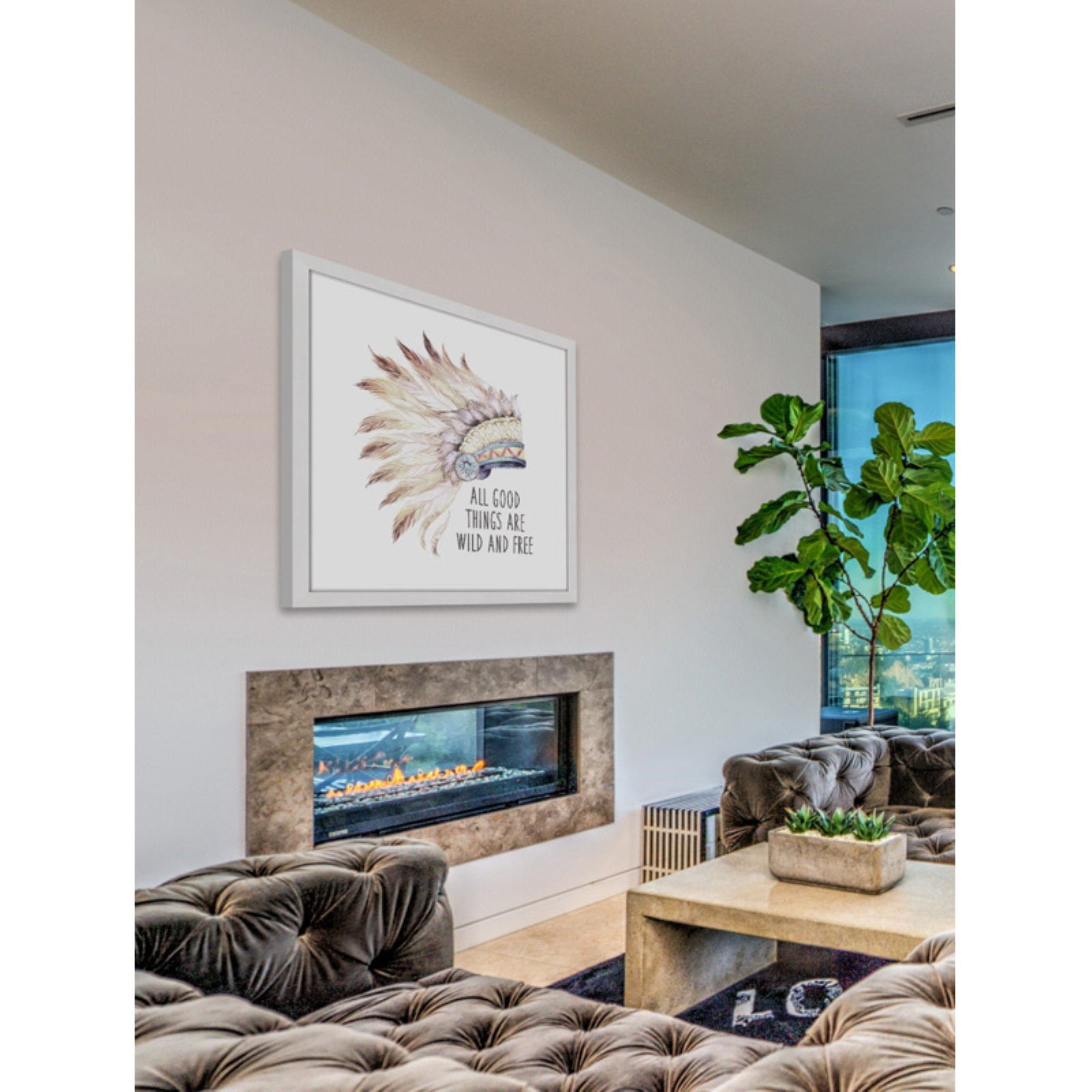 "Wild and Free" Framed Painting Print