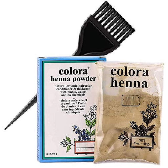 Colora HENNA en Polvo Orgánica Natural, Tinte para el Cabello