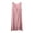 #0394-Pink, variant on Pounoo Nightgowns for Women Sleeveless Ruffle Hem Loose Fit Modal Solid Sleep Dresses Cozy Breathable Lightweight Loungewear Gift