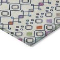 thumbnail image 4 of HomeRoots 612194 9 x 12 ft. Linen Pink & Orange Geometric Washable Indoor & Outdoor Rectangle Area Rug, 4 of 5