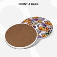 thumbnail image 2 of XMXY Drink Coasters with Holder for Coffee Table, Cartoon Gothic Halloween Absorbent Ceramic Cups Coaster Sets 6 Pack, 4 Inches Round Shape, 2 of 9