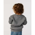 thumbnail image 5 of Rabbit Skins Toddler Sweatshirt Boys & Girls | Long Sleeve Fleece , Granite Heather, 2, 5 of 6