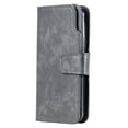 thumbnail image 3 of SaniMore for Samsung Galaxy S23 Plus Case Multi-Functional Folio Flip Wallet, Premium PU Leather Cover Suppot Kickstand + Card & Cash Slots Full Body Protective Shell for Samsung S23 Plus, Gray, 3 of 9