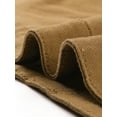 thumbnail image 5 of DARING DIVA Women's Plus Size Long Sleeve Button Front Washed Denim Jacket 2X Light Brown, 5 of 6