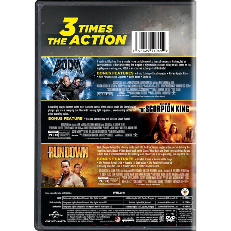 Doom/The Scorpion King/The Rundown (DVD Triple Feature) [DVD