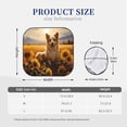 thumbnail image 2 of KLL Pastoral Sunflower Corgi Windshield Sun Shade 2-Piece Foldable Car Front Window Sunshade for Most Sedans SUV Truck- Medium, 2 of 5